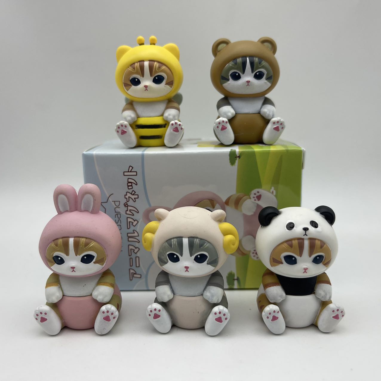 Art Craft Toys - Set Figur Aksi Mofusand 4Cm Boneka