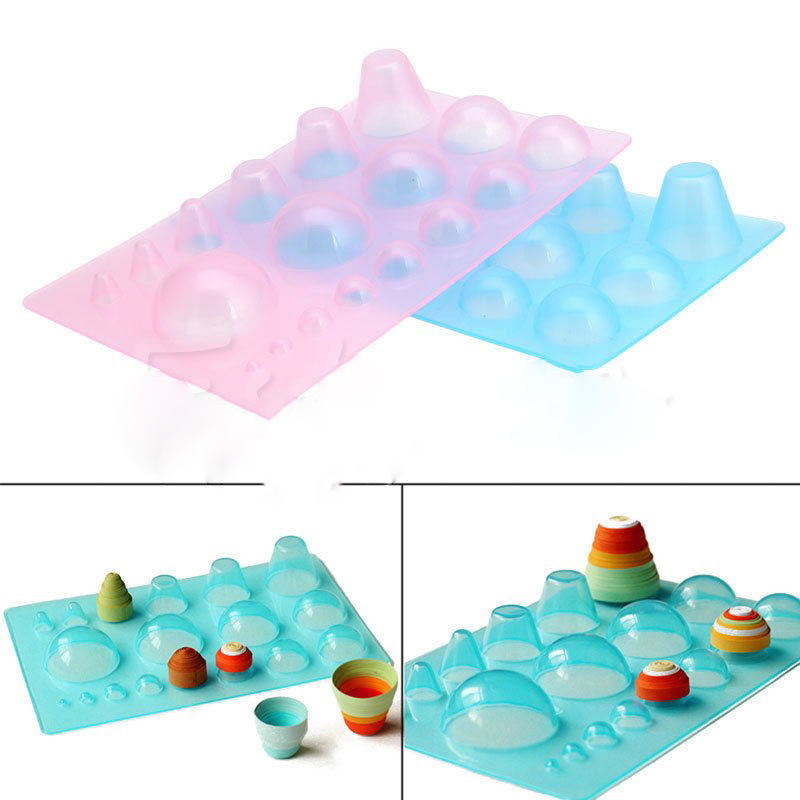Art Quilling Craft - Cetakan Quilling Kertas Plastik Kubah Setengah