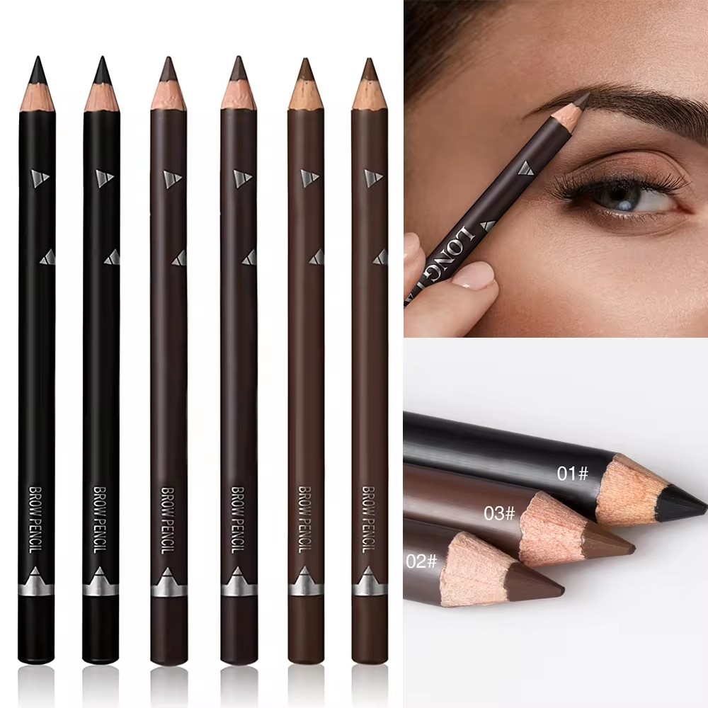 Colored Pencil Professional - 6/12 Buah Pensil Alis Mata Tahan