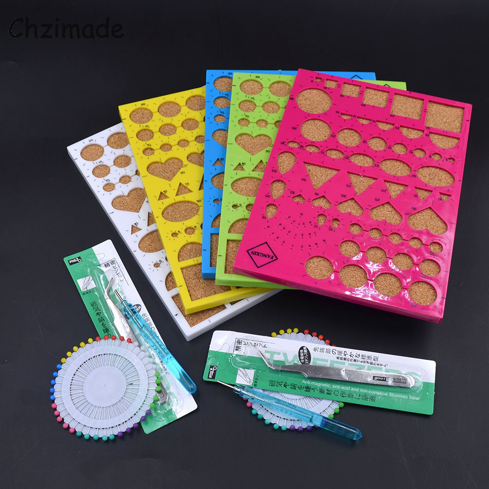 Art Quilling Craft - Set Perlengkapan Alat Kertas Quilling Warna