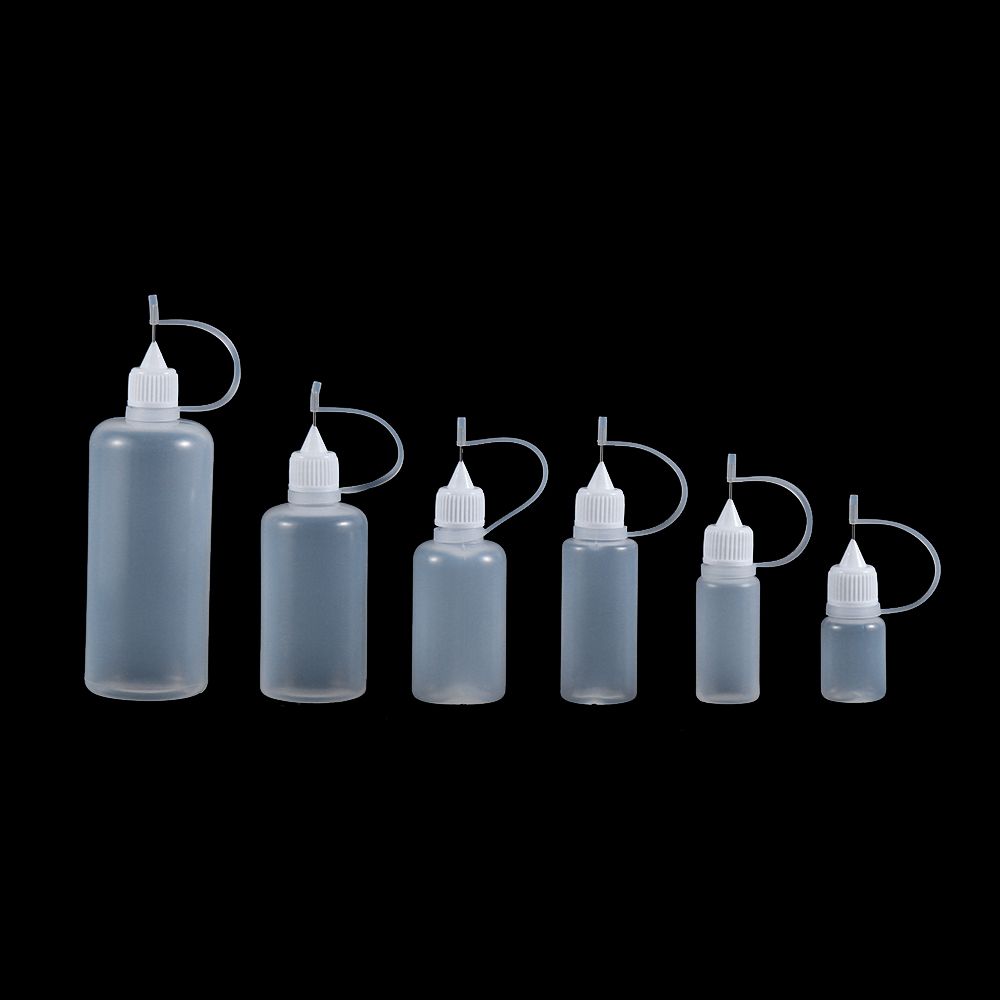 Art Quilling Craft - 5X5/10/20/30/50/100 Ml Ujung Jarum Botol Lem