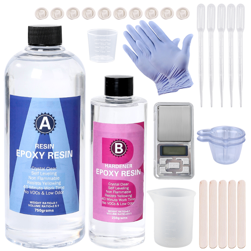 Art Craft Stick - Kit Epoxy Resin kristal bening mudah