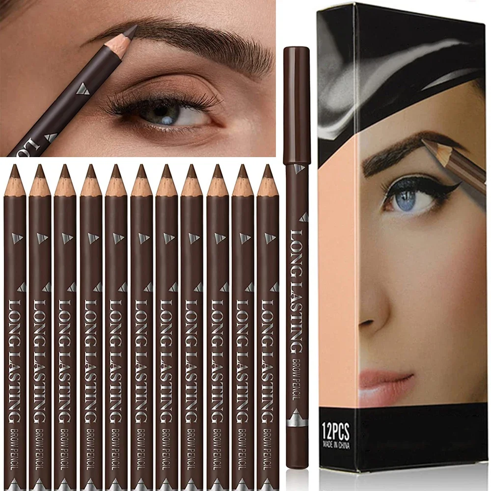 Colored Pencil Professional - 6/12 Buah Pensil Alis Mata Tahan