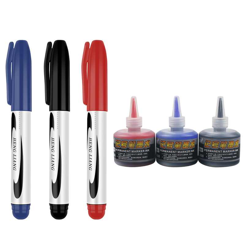 Illustration Marker Set - Pena spidol berminyak permanen, spidol seni