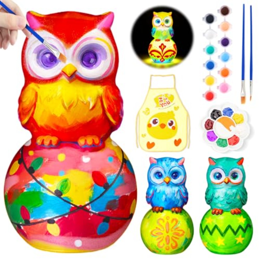 Art Craft Toys - Kit Lukis Lampu Sendiri, Seni dan