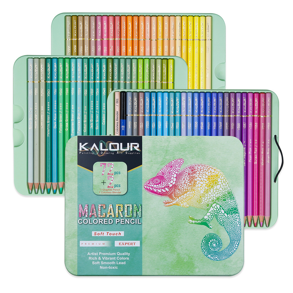 Colored Pencil Professional - 72 Buah Pensil Warna Macarons Pensil