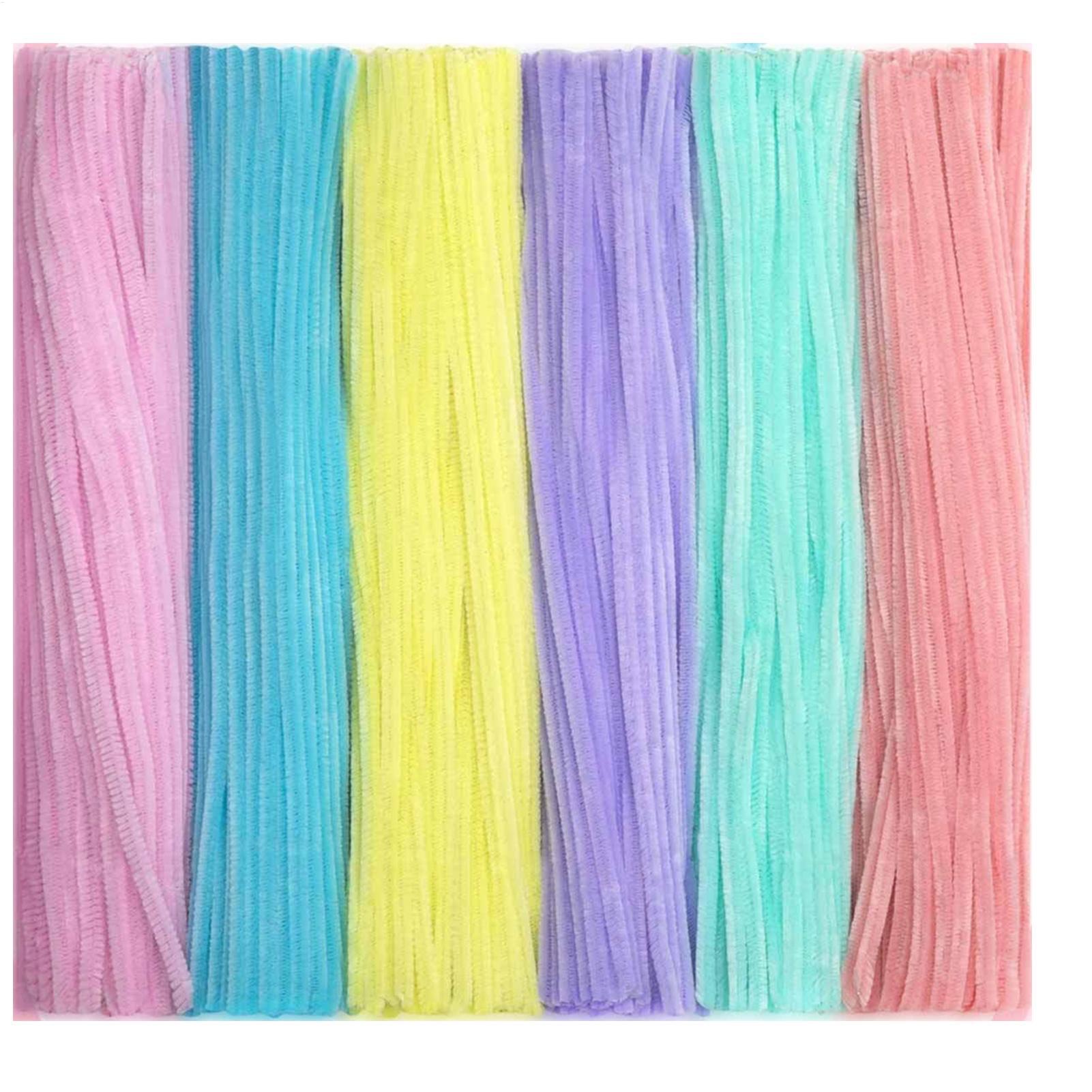 Art Craft Stick - Pipa Chenille, Pembersih Pipa Warna-warni, Strip