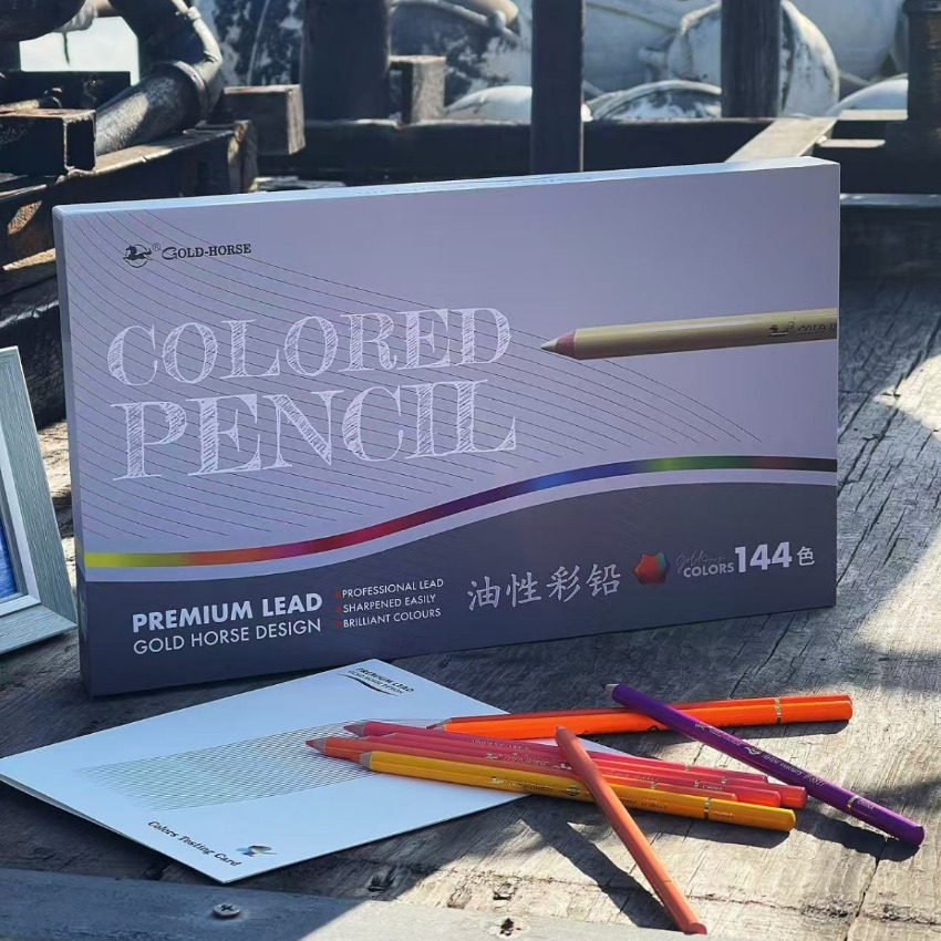 Colored Pencil Professional - Pensil Warna Berminyak Profesional Gold Horse