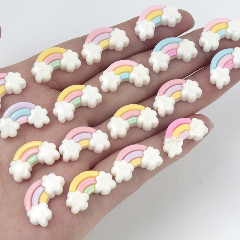 Art Craft Rainbow - 30 Buah/300 Buah Resin Mini Pelangi