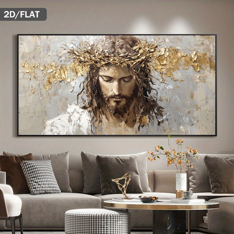 Art Craft Toys - Lukisan Kanvas Mahkota Duri Yesus Kristus