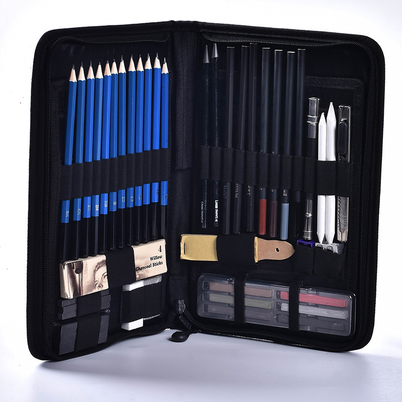 Sketching Charcoal Set - Set Seni Kuas Diskon Besar 48
