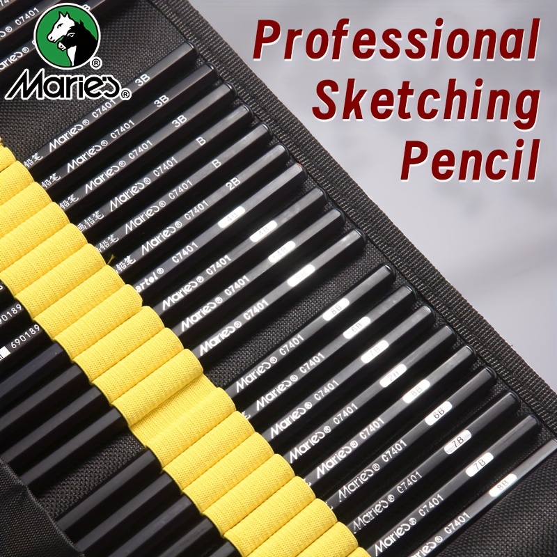 Marie's 30 Buah Set Pensil Ske - Sketching Charcoal Set ulasan dan harga
