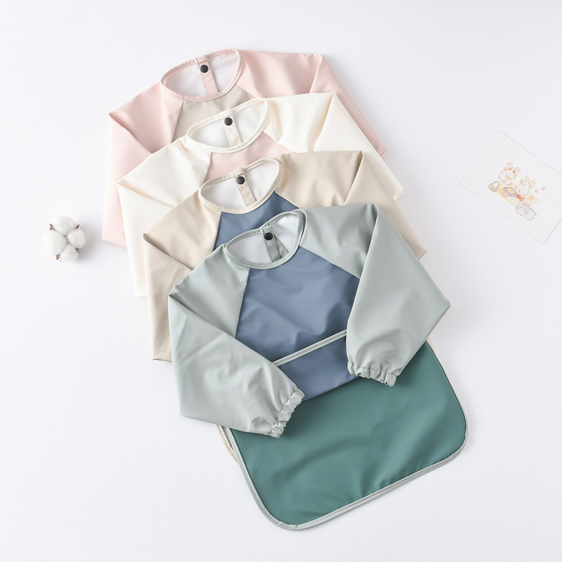 Celemek PU lengan panjang bayi - Art Craft 3 Year Old ulasan dan harga