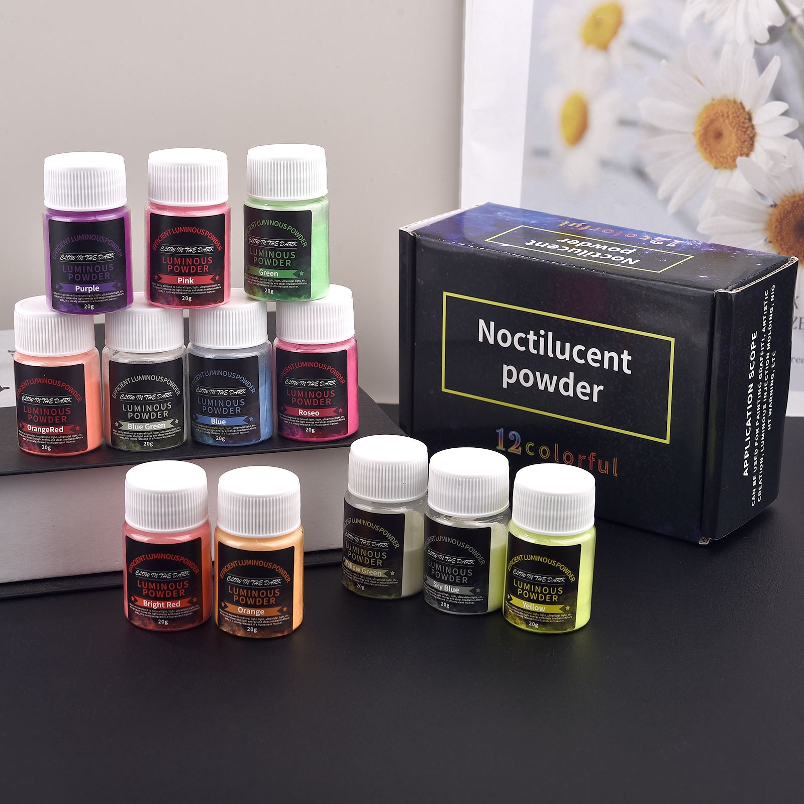 20g bubuk bercahaya terang tah - Resin Pigment Powder ulasan dan harga