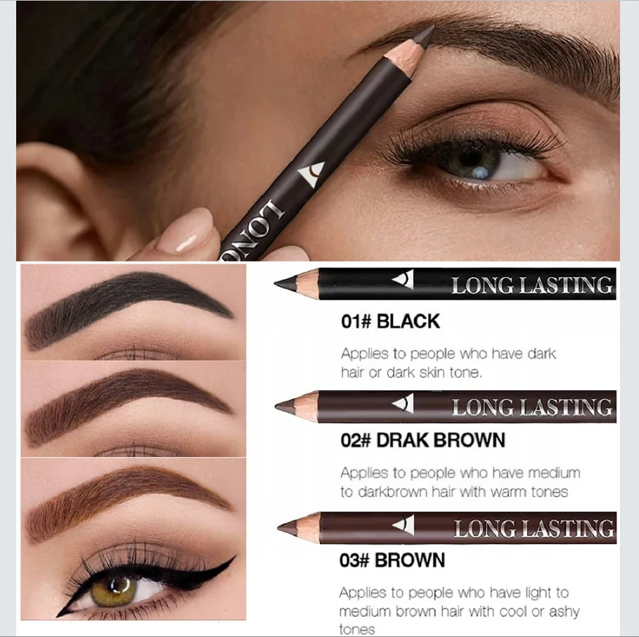 6/12 Buah Pensil Alis Mata Tah - Colored Pencil Professional ulasan dan harga