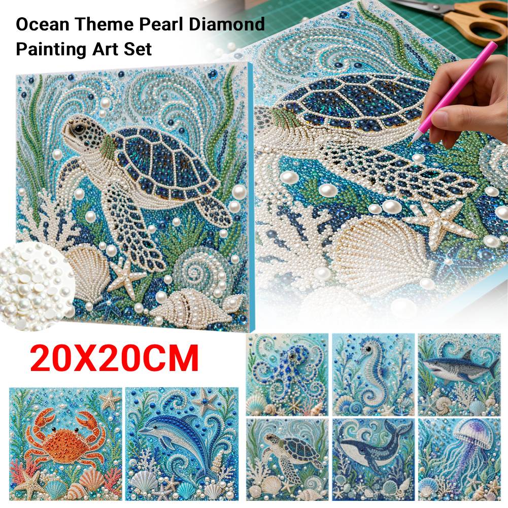 Kit Seni Lukisan Mutiara Berli - Art Craft Jellyfish ulasan dan harga