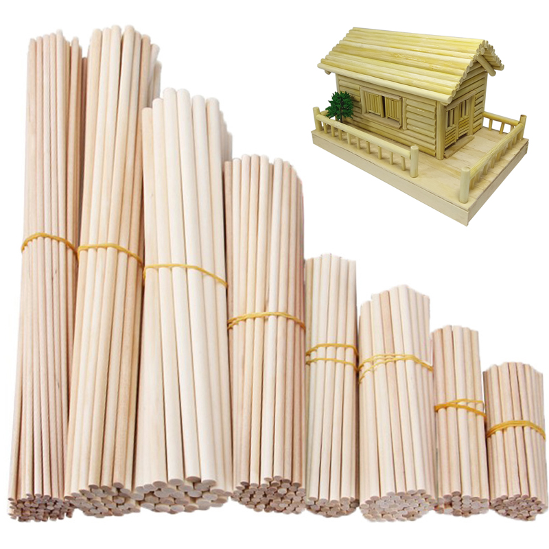 Tongkat Kayu Bulat untuk Keraj - Art Craft Stick ulasan dan harga