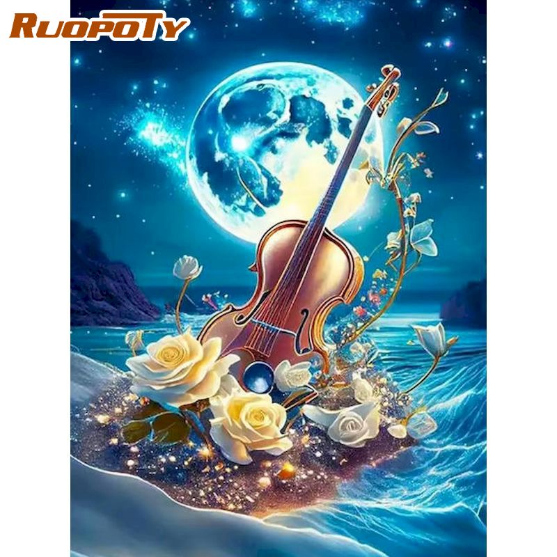 RUOPOTY Lukisan Berlian Seni & - Art Craft Ideas For Adults ulasan dan harga
