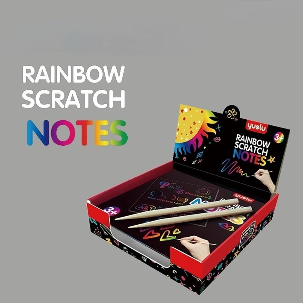 Templat Lukisan Seni Gores Geo - Art Craft Rainbow ulasan dan harga