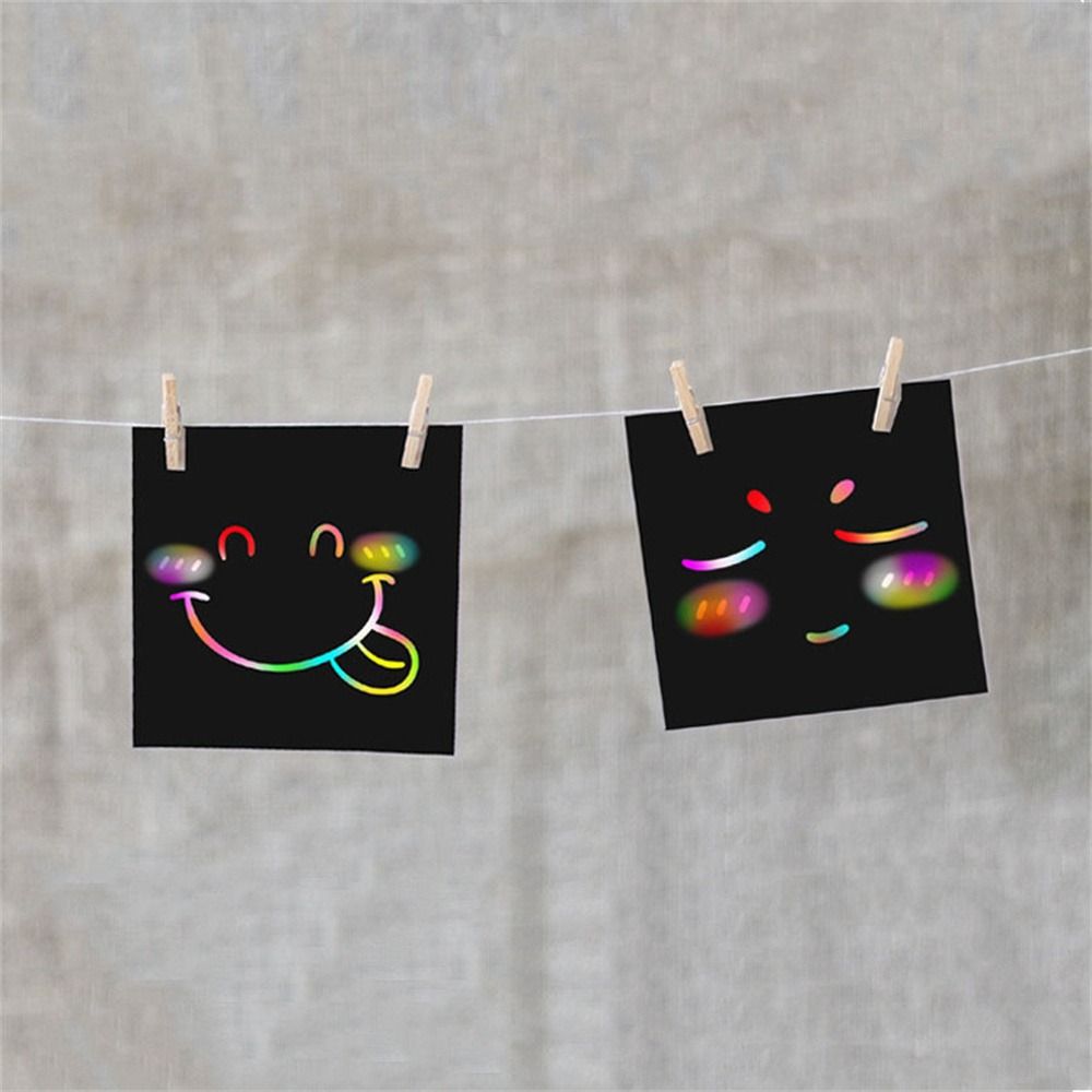 Templat Lukisan Seni Gores Geo - Art Craft Rainbow ulasan dan harga