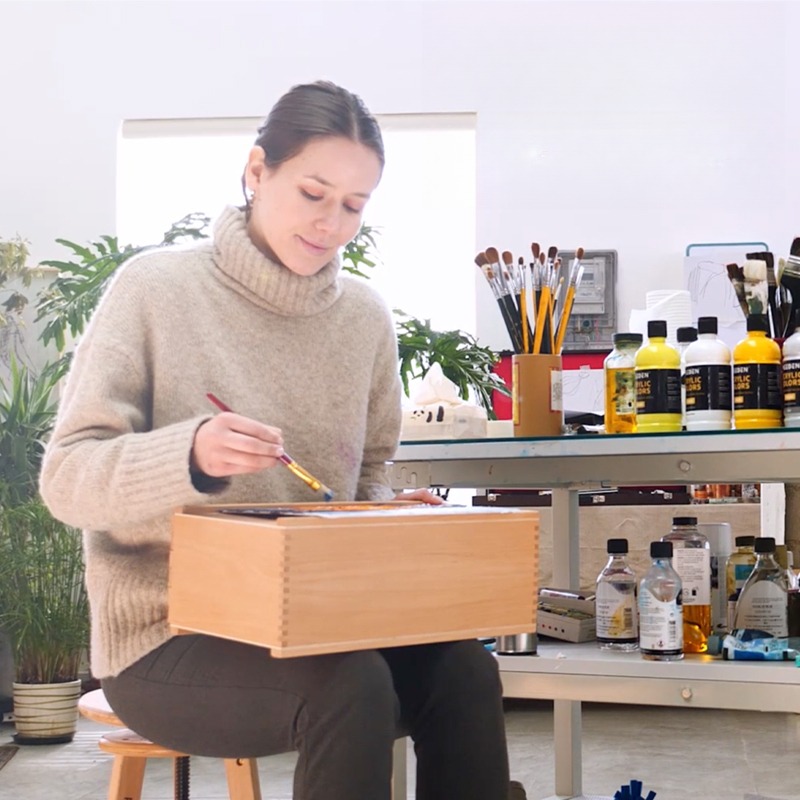 Laci Organizer Studio Seni Kot - Colored Pencil Professional ulasan dan harga