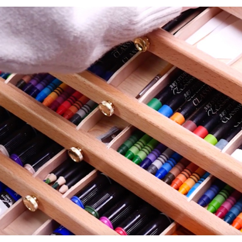 Laci Organizer Studio Seni Kot - Colored Pencil Professional ulasan dan harga