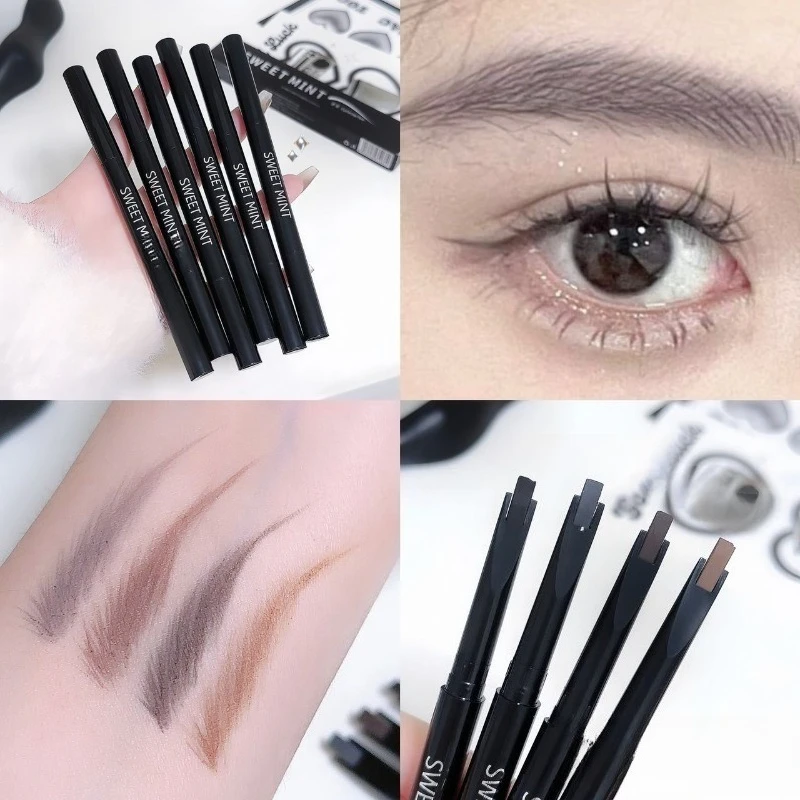 Pensil Alis 2 Dalam 1 Kosmetik - Colored Pencil Professional ulasan dan harga