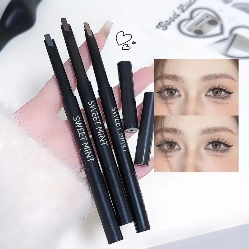 Pensil Alis 2 Dalam 1 Kosmetik - Colored Pencil Professional ulasan dan harga