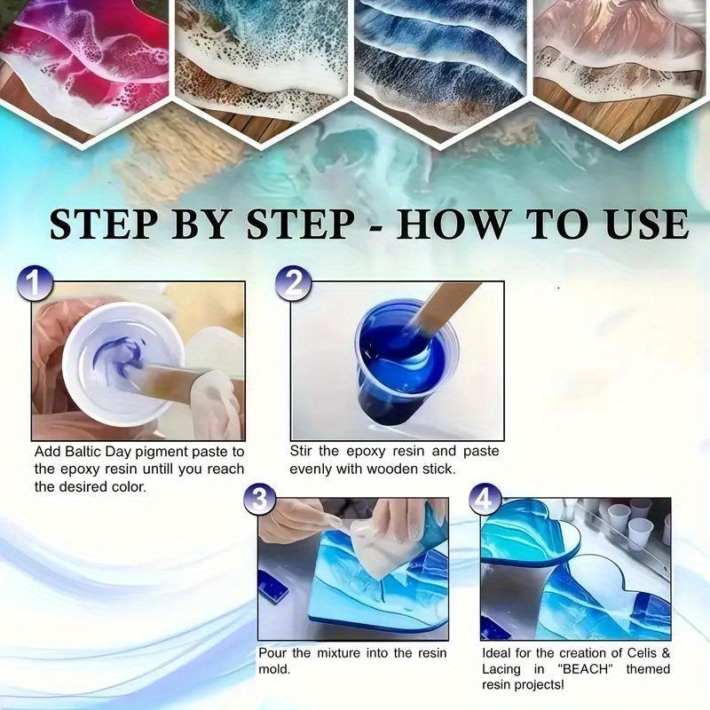 24 Warna/8 Warna 5 Gram 0. 18  - Resin Pigment Powder ulasan dan harga