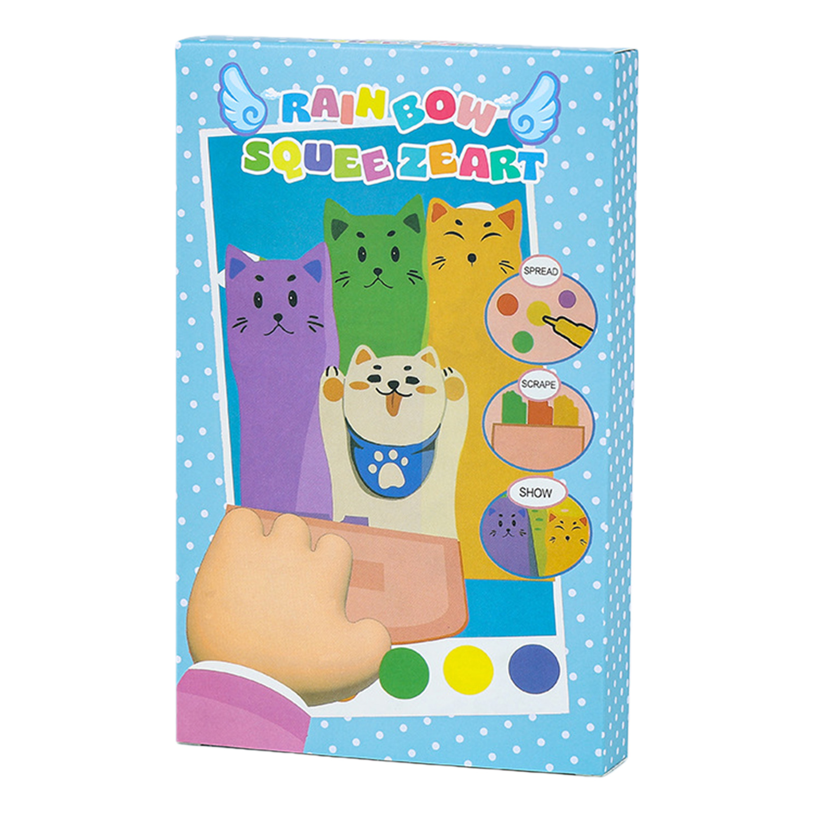 Set Seni Kertas Gores Pelangi  - Art Craft Rainbow ulasan dan harga
