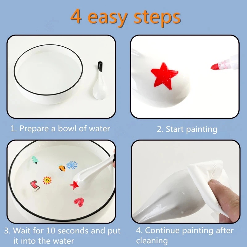 1/3/5set Pena Lukis Air Mengam - Illustration Marker Set ulasan dan harga