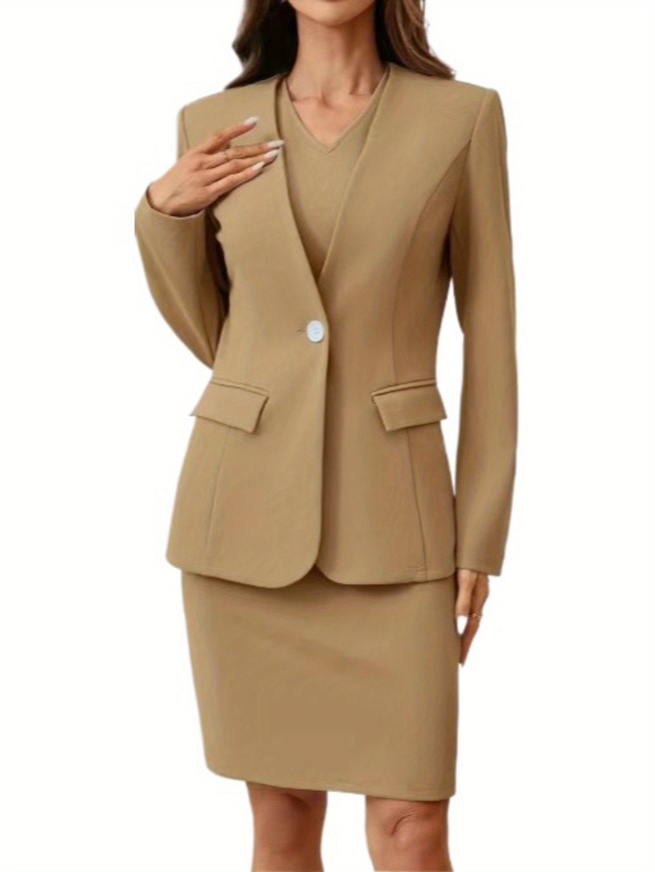 Setelan Gaun Kantor Wanita Ele - Colored Pencil Professional ulasan dan harga