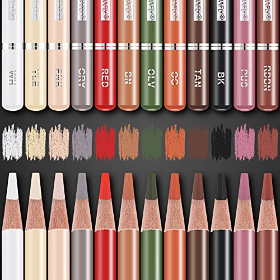 Set Pensil Arang Berwarna Prof - Sketching Charcoal Set ulasan dan harga