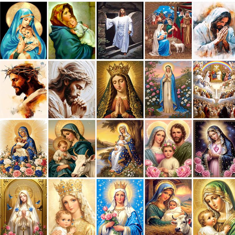 GATYZTORY Lukisan Yesus Dengan - Art Craft Ideas For Adults ulasan dan harga