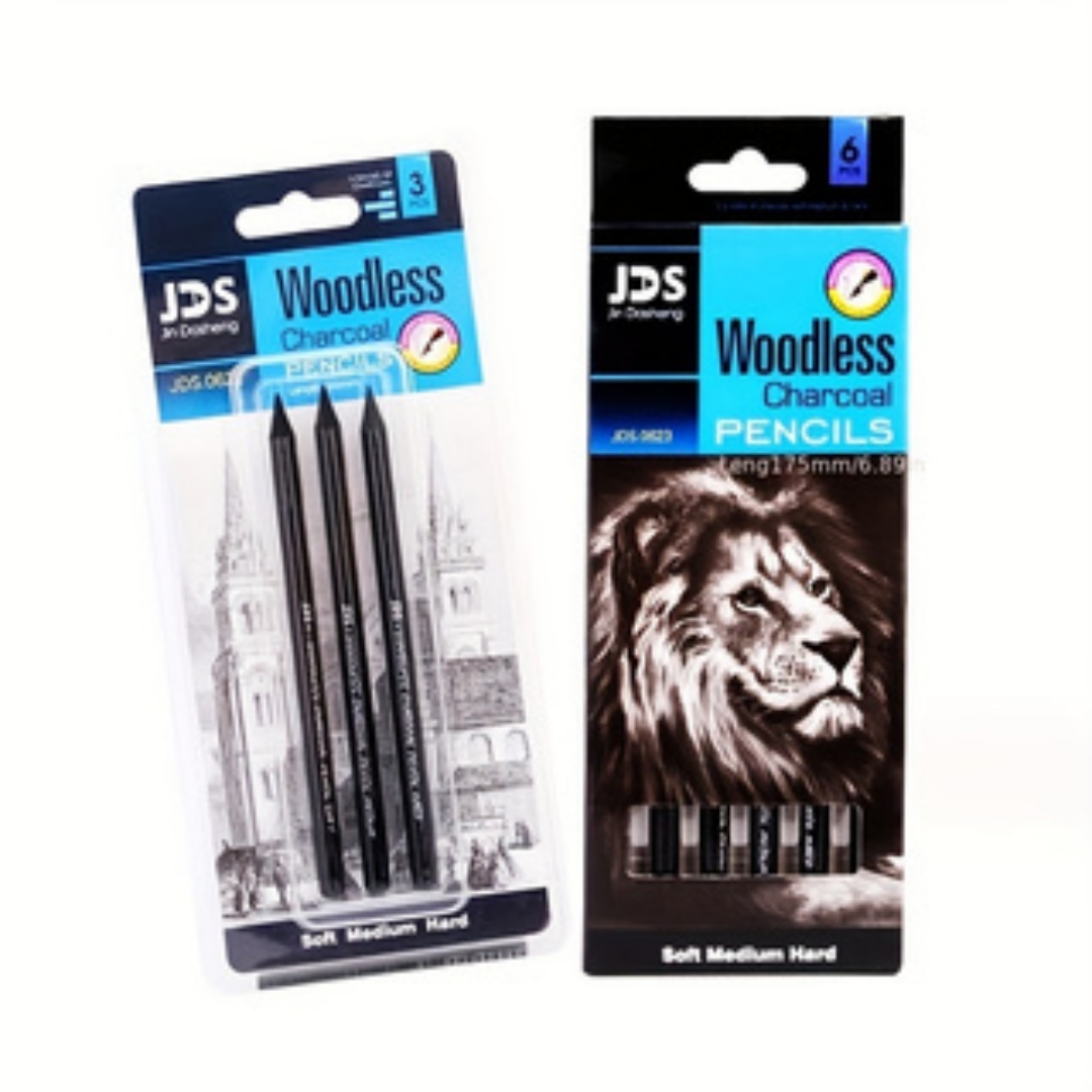 Pensil Arang Profesional Set L - Sketching Charcoal Set ulasan dan harga