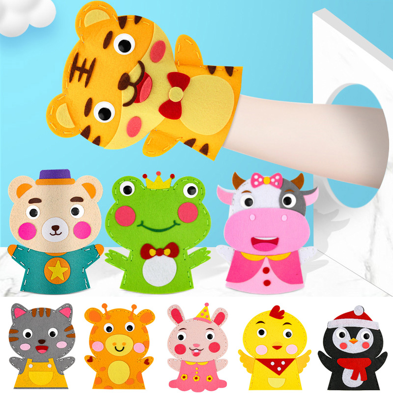 Boneka Tangan Hewan Kartun Luc - Art Craft 3 Year Old ulasan dan harga