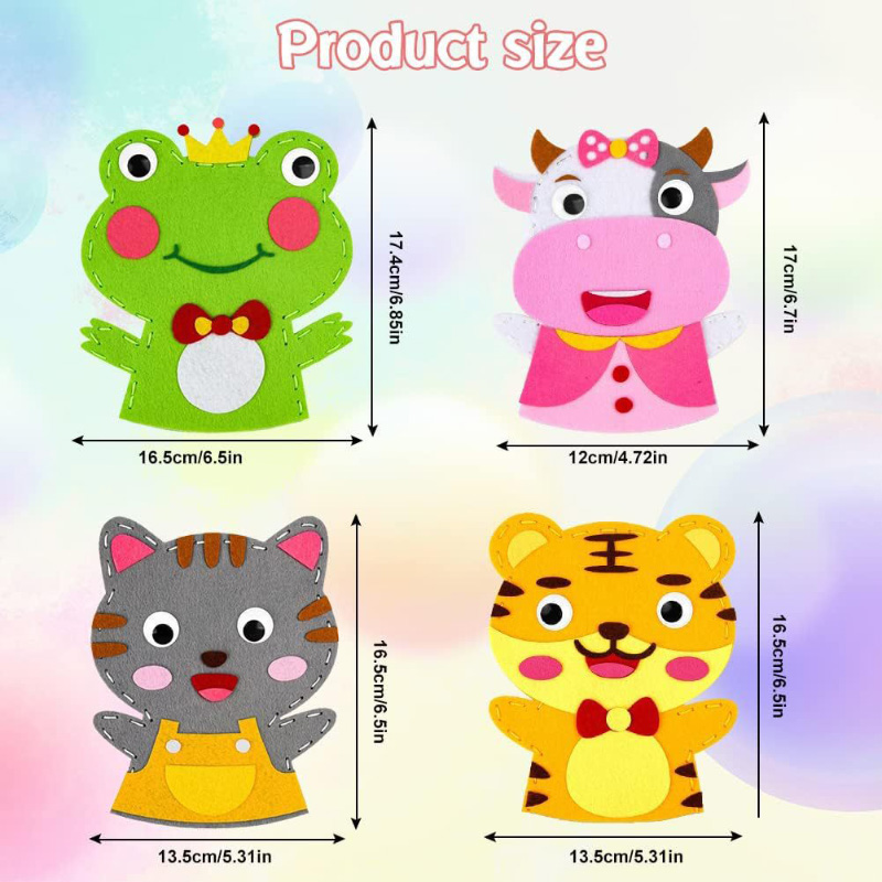 Boneka Tangan Hewan Kartun Luc - Art Craft 3 Year Old ulasan dan harga