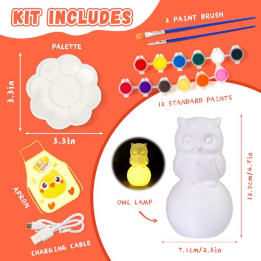 Kit Lukis Lampu Sendiri, Seni  - Art Craft Toys ulasan dan harga