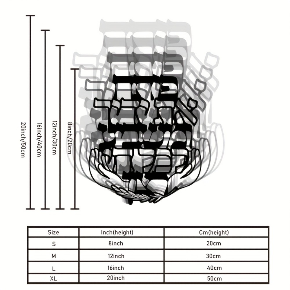 CIFBUY Hiasan Dinding Logam, P - Art & Craft Fair ulasan dan harga