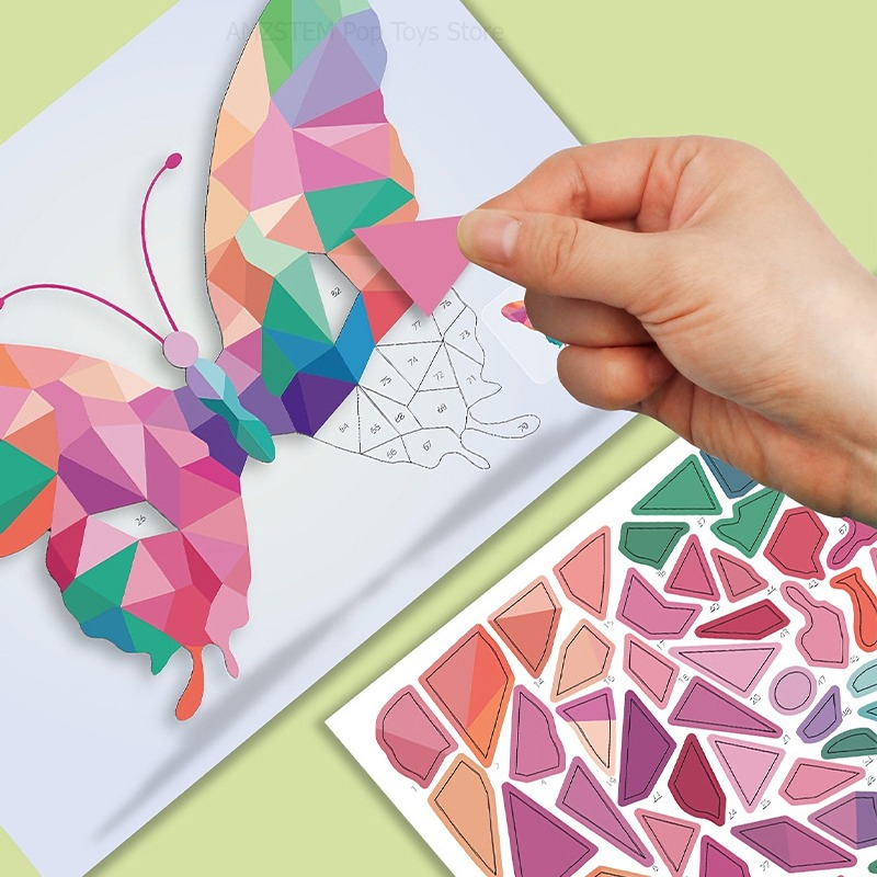 Stiker Puzzle Hewan 3D untuk A - Art Craft 3 Year Old ulasan dan harga
