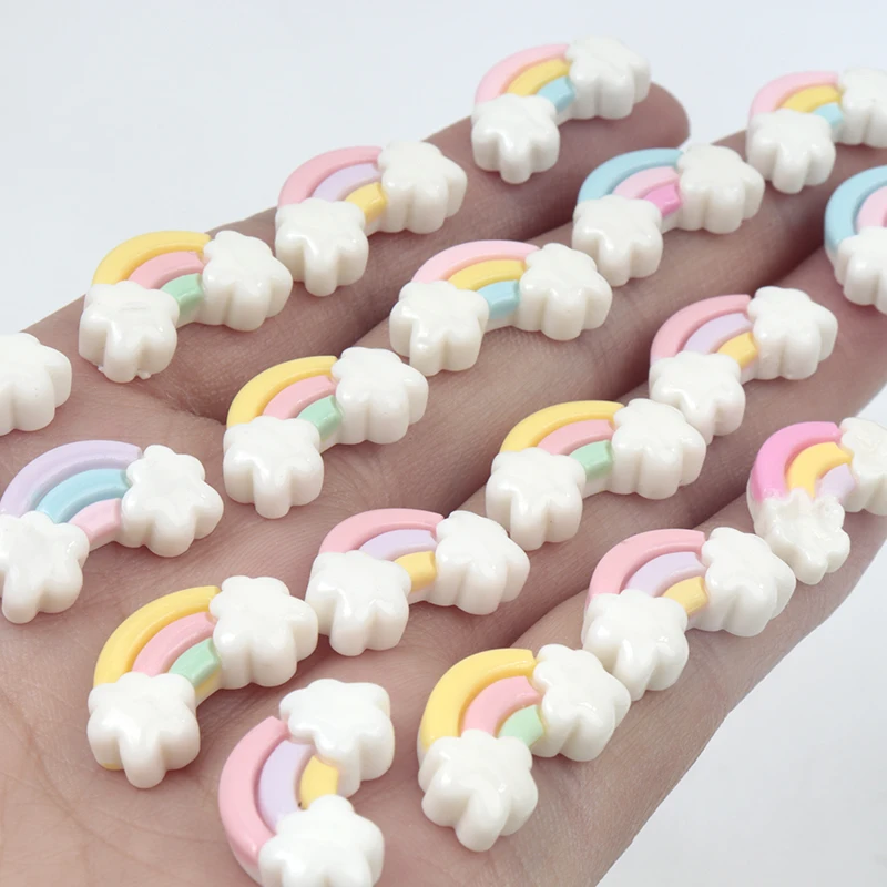 30 Buah/300 Buah Resin Mini Pe - Art Craft Rainbow ulasan dan harga