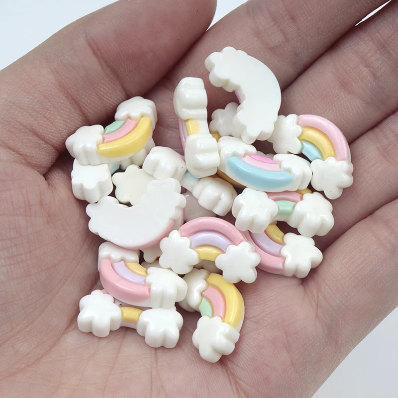 30 Buah/300 Buah Resin Mini Pe - Art Craft Rainbow ulasan dan harga