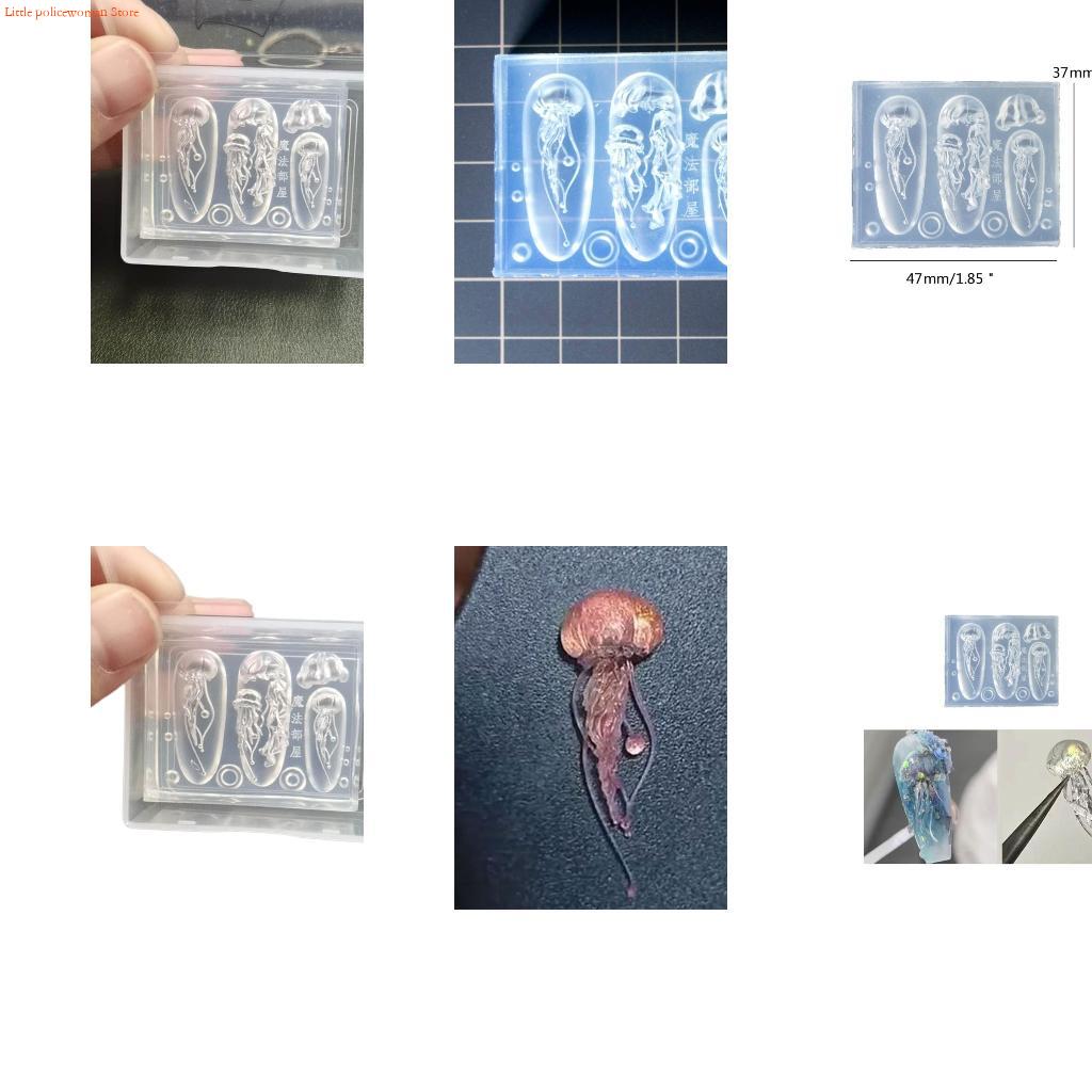 F92D Cetakan Seni Kuku Ubur-ub - Art Craft Jellyfish ulasan dan harga