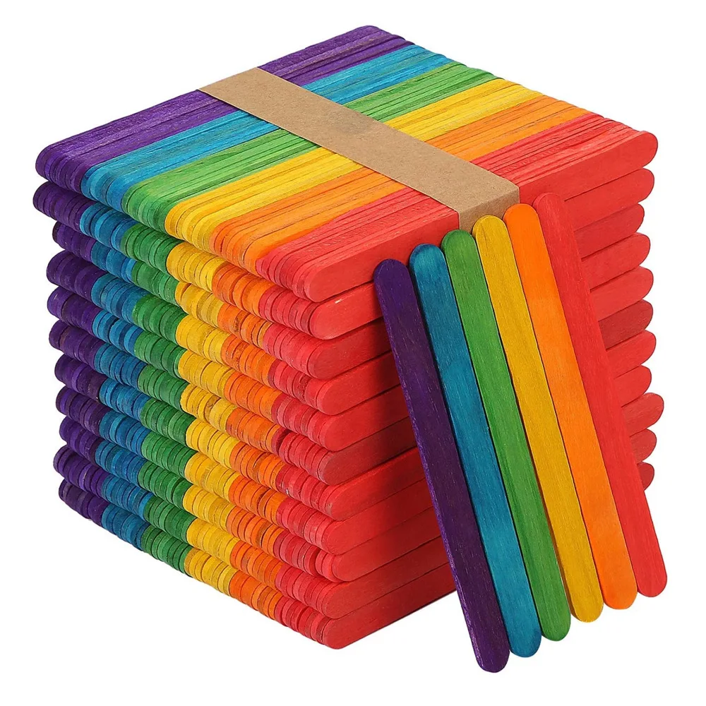 50 Buah Stik Es Krim Berwarna  - Art Craft Stick ulasan dan harga