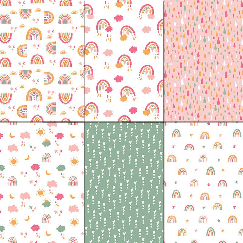 24 Lembar/Set Kertas Kerajinan - Art Craft Rainbow ulasan dan harga