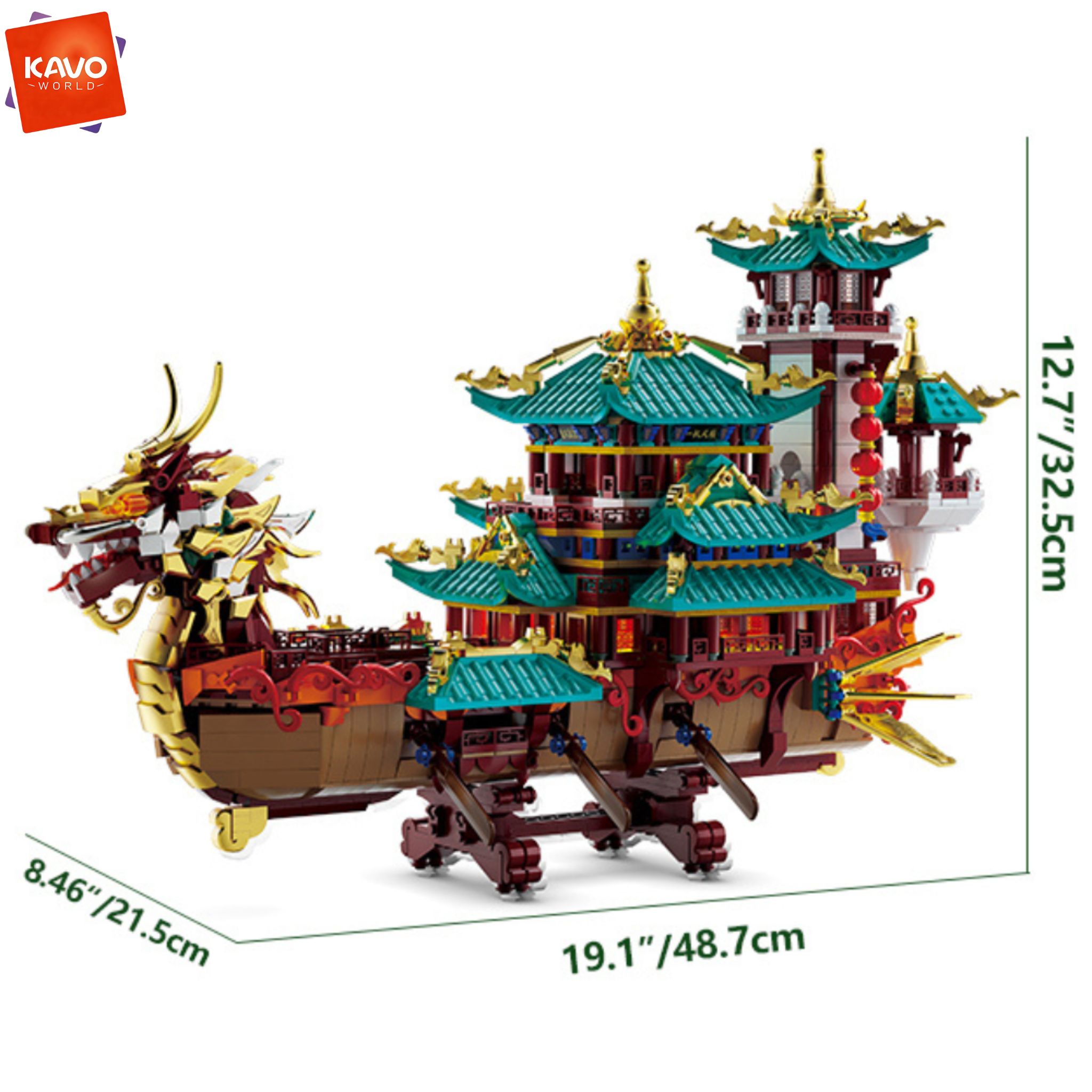 KAVOWORLD 2453pcs Blok Banguna - Exhibition Of Art And Craft ulasan dan harga