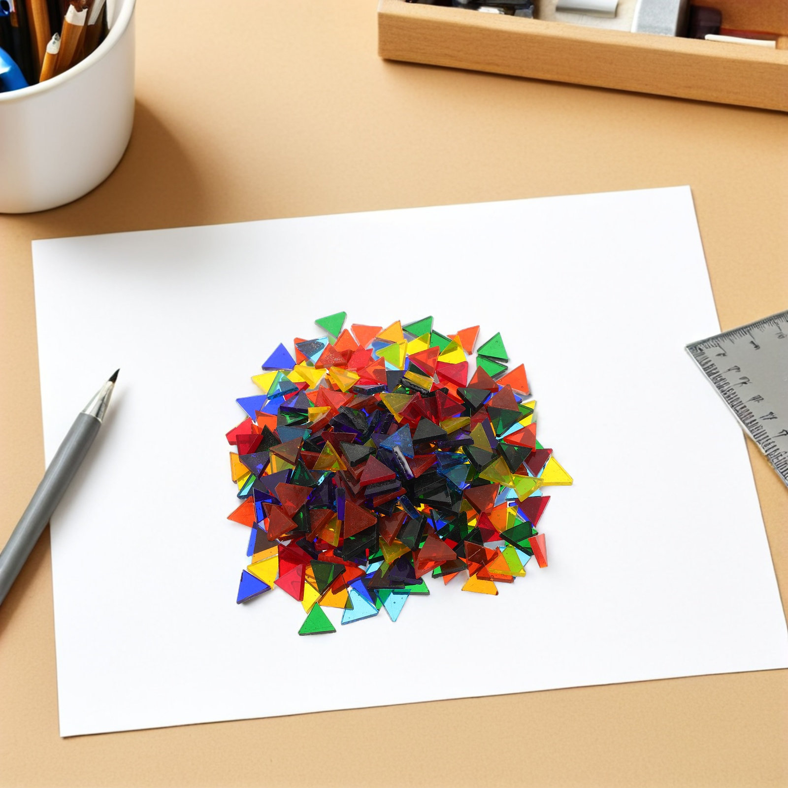 1 Kantong Ubin Kerajinan Mosai - Art Craft Rainbow ulasan dan harga