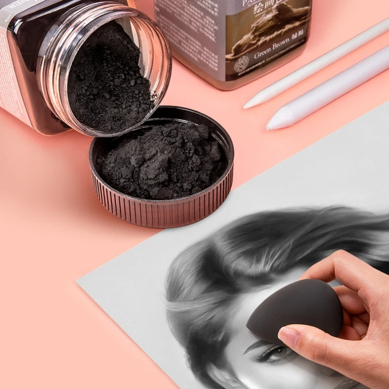 10 warna Toner sketsa kering b - Sketching Charcoal Set ulasan dan harga