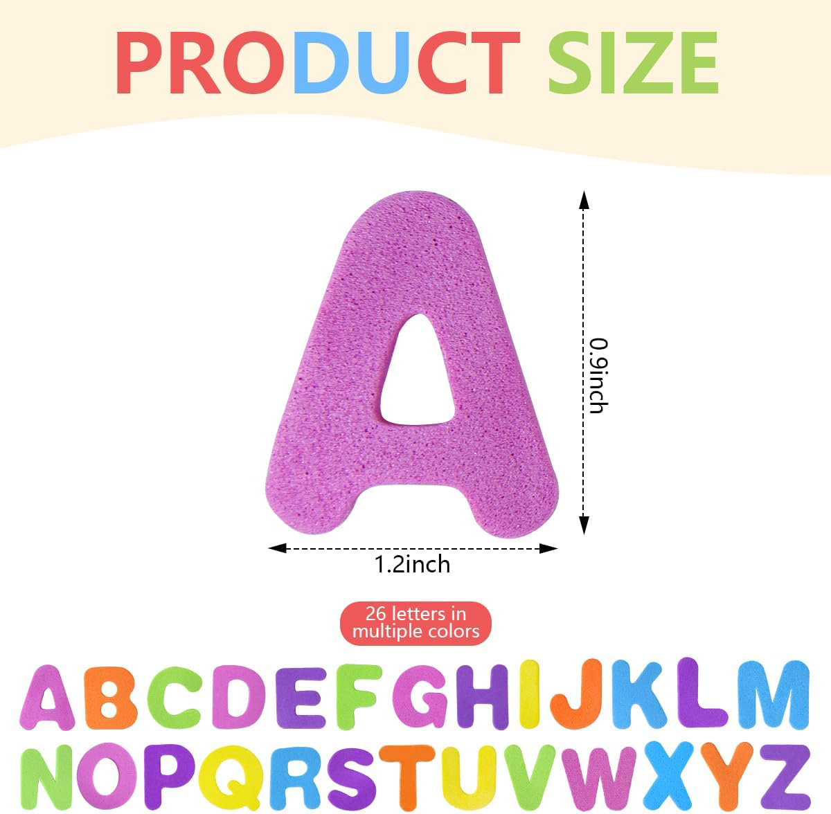 156-468 Buah Stiker Huruf Busa - Art Craft 3 Year Old ulasan dan harga