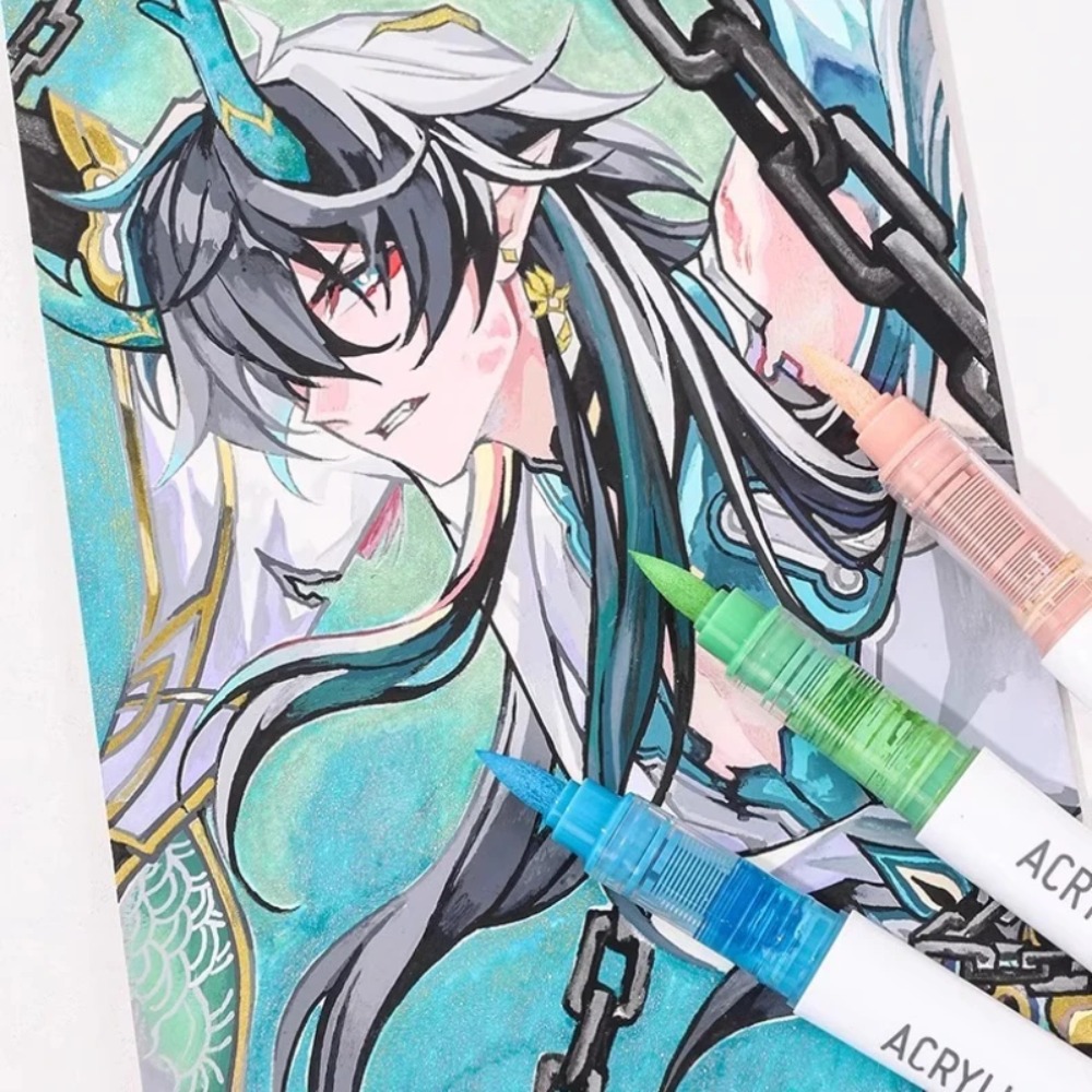 LANGUO 24-288 Warna Set Spidol - Illustration Marker Set ulasan dan harga